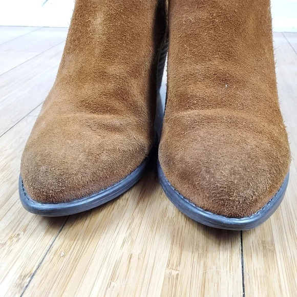 Steve Madden Adelphie Cut Out Ankle Boots 7 Boho Western Festival - Picture 6 of 9